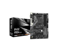 Asrock B450 Pro4 R2.0 : Carte mère ATX AMD B450 Socket AM4, DDR4-SDRAM 128Go max, M.2/SATA III, RAID 0/1/10, CrossFireX, Gigabit Ethernet