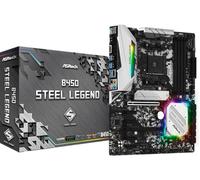 ASRock B450 Steel Legend AMD B450 Emplacement AM4 ATX Noir