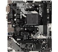 ASRock B450M-HDV R4.0 Carte mère Socket (PC) AMD AM4 Facteur de forme (détails) Micro-ATX Chipset de la carte mère AMD® B450