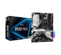 ASRock B550 Pro4 - Carte-mère - ATX - Socket AM4 - AMD B550 Chipset - USB-C Gen2, USB 3.2 Gen 1, USB 3.2 Gen 2 - Gigabit LAN - carte graphique embarquée (unité centrale requise) - audio HD (8 canaux)