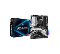 Asrock B550 Pro4 : Carte mère AMD B550 Socket AM4, Ryzen 3000 Series, 4x DDR4 DIMM jusqu'à 128GB 4533MHz, 2x M.2, SATA III, CrossFireX, Gigabit Ethernet