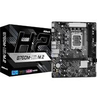 ASROCK B760M-H2/M.2, Intel B760, 1700, Micro ATX, 2 DDR5, 2 HDMI, 2.5G LAN, PCIe4, 2X M.2