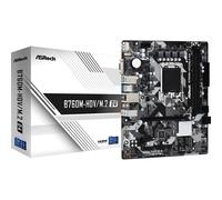 ASRock B760M-HDV/M.2 D4 - Carte mère - micro ATX - LGA1700 socket - chipset B760 - USB 3.2 Gen 1, USB-C 3.2 Gen 1 - Gigabit LAN - Carte graphique embarquée (CPU requis)