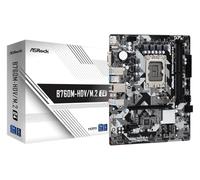 ASRock Carte mère B760M-HDV/M.2 D4 – Micro ATX – DDR4 – LGA 1700 – HDMI, DP, 2x M.2