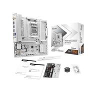 ASRock B850M Challenger Carte mère Wi-FI Blanc Socket AM5 Micro-ATX, Prend en Charge AMD Ryzen 9000/8000/7000 Series, B850, DDR5 8000+ (OC), PCIe 5.0, WiFi 7, 2.5G LAN, Ports Lightning Gaming