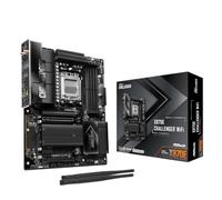 ASRock Carte mère X870E Challenger WiFi ATX, Prend en Charge AMD Ryzen 9000/8000/7000 Series, DDR5 8200+ (OC), PCIe 5.0, Dual USB4, Wi-FI 7, 5G LAN, 20+2+1 Phase 110A SPS