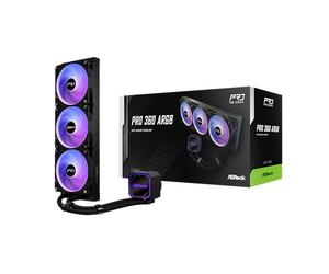 ASRock CPC Pro 360 ARGB 90-APRA36-BAAGA6 CPU-Wasserk?hler ? 360?mm ? ARGB ? Triple-Fan ? Schwarz