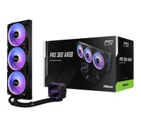 ASRock CPC Pro 360 ARGB 90-APRA36-BAAGA6 Refroidisseur liquide pour processeur 360 mm ARGB Triple ventilateur Noir