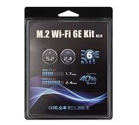 ASRock Module Intel WiFi 6E AX210 et câble d'antenne / Ajouter un environnement Wi-Fi à la série Mini / M.2WIFI6Ekit (AX210) DeskM R2.0