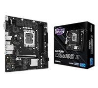 ASRock H610M Combo II - Carte Mère Micro-ATX LGA1700 Intel 14e/13e/12e Gen - Combo DDR5 x2 ou DDR4 x1, x1 PCIe 5.0, x1 M.2 PCIe 3.0x4, HDMI/DP/VGA