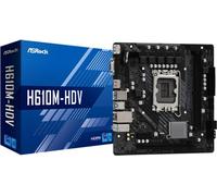 Carte Mère ASRock H610M-HDV (Intel LGA 1700) Micro ATX