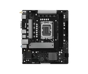 Asrock H810M-X WiFi : Carte mère micro ATX Intel H810, Socket LGA 1851, DDR5-SDRAM 128Go max, M.2, SATA III, WiFi 5, 2.5GbE, ports DP/HDMI