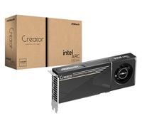 ASRock Intel Arc Pro B60 Creator Carte graphique 24 Go Architecture Intel Xe2-HPG, GDDR6 24 Go, PCIe 5.0, 4 x DisplayPort 2.1, design ventilateur, refroidissement silencieux 0 dB