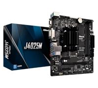 ASRock J4025M, Intel Dual-Core J4025 intégré, Micro ATX, 2 DDR4, VGA, DVI, HDMI