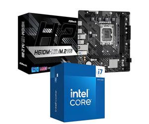 ASRock Kit carte mère H610M-H2/M.2 D5 DDR5 avec processeur Intel Core i7-14700