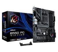 ASRock Carte mère B550 PG Riptide 90-MXBGH0-A0UAYZ AMD AM4 DDR4 Noir