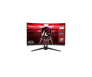 Asrock PG27F15RS1A : Écran PC 27" Full HD 1920x1080 VA 1ms 240Hz Incurvé 1500R, HDR10, HDMI 2.0/DisplayPort 1.2, Noir.