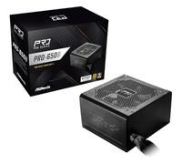 ASRock Alimentation ATX Pro‑G PRO‑650G 650W 80 Plus Gold ATX 3.1 Noir