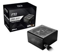ASRock Pro Series PRO-850B Bloc d'alimentation 80Plus Bronze ATX3.1 et PCIe5.1 avec câble Double Couleur 12 V-2 x 6 120 mm Ventilateur Silencieux