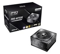 ASRock Pro Series PRO-M750G Bloc d'alimentation 750 W 80Plus & Cybenetics Gold Full Modular ATX3.1 & PCIe5.1 Ready avec câble Double Couleur 12 V-2 x 6