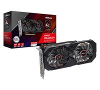 ASRock Radeon RX 6500 XT Phantom Gaming 4GB OC GDDR6 Graphics Card, RDNA2, AMD FidelityFX, 1024 Streams, 2820MHz Boost Noir