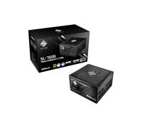 Asrock SL-750G Steel Legend - Alimentation ATX 750W 80 PLUS Gold, Entièrement Modulaire, Ventilateur 135mm, Protections Surchauffe/Surtension/CC