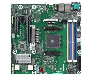 ASRock X570D4U, 1xSKT AM4, AMD Ryzen, X570, SATA, 2xM.2, 2xGbE, IPMI