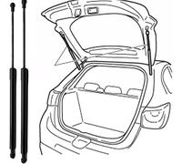 AsrtD 2pièces Verin Hydraulique De Coffre pour Peugeot 3008 2017 2018, Voiture Hayon VéRins à Gaz Amortisseurs Support Levage Tige Accessoires