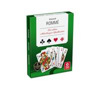 ASS Altenburger 22570071 - Jeu de Cartes Rommé dans Une boîte de Rangement - Bridge et Canasta - 10 Ans à 99 Ans - Blanc