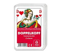 ASS Altenburger 70022 - Jeu de Cartes Double tête avec Lin gravé