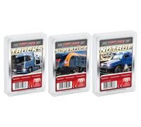 ASS Altenburger Lot de 3 jeux de quatuor / Quartett Fahrzeugwelt composé de 1er Top Trucks - 2ème Top Appel d'urgence - 3ème Top SuperTrain