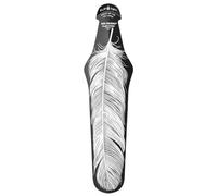 Ass Savers Garde-boue de selle Regular Feather Blanc/Noir