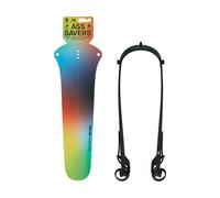 ASS SAVERS Win Wing 2 Gravel - Spektrum, Garde-Boue arrière pour vélo de Gravier avec Triangle Noir, Largeur de Pneu jusqu'à 60 mm, Ultra léger, clipsable, Installation et Retrait faciles, Montage