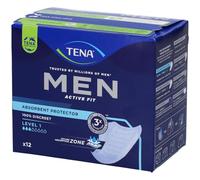 Tena Men Absorbent Protector Niveau 1 - Étui de 8 Paquets de 12