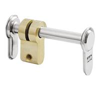 ASSA ABLOY 153950076 Cylindre obturateur réglable 52 à 94 mm, cylindre profilé européen PZ, laiton FS1539, nickelé mat