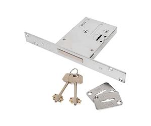 ASSA ABLOY CORNI Serrure électrique à appliquer NF5011/1GR Multiple Cornes à Cylindre Fixe Gris