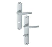Hoppe – Ensemble de porte San Diego – Entraxe 165 mm – Alu argent