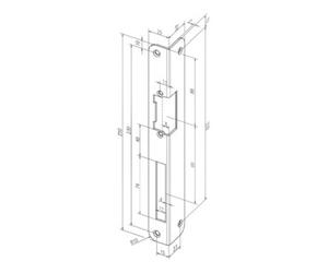 ASSA ABLOY Serrure d'angle IW 324 R-10 EST VA rd.DIN L ASSA ABLOY Quantité:1