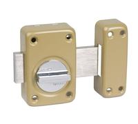 ASSA ABLOY VACHETTE Verrou mécanique 7640 Vachette-A bouton-V136-Vernis-Cylindre L.60-16151000