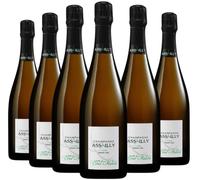 Assailly - Champagne Grand Cru Brut Nature - Lot de 6 bouteilles de 75 cl