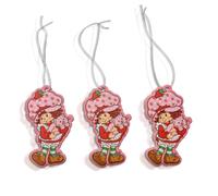 Assainisseur dair Shortcake aux fraises | Voiture dsodorisante aux fraises | Cadeau dobjets de collection Strawberry Shortcake | Dsodorisant