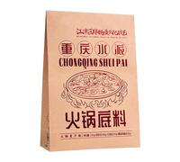 Assaisonnement Authentique pour Soupe Chinoise en Pot Chaud, Sauce pour Bouillon de Pot Chaud à L'eau de CHONGQING Base de Soupe Extra Épicée pour Fondue Chinoise et Cuisine