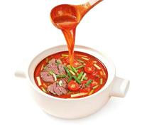 Assaisonnement Authentique pour Soupe Chinoise, Sauce pour Bouillon de Tomates du Sichuan, 500g pour Les Réunions de Famille et Les Réceptions(Sour refreshing)