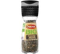 Assaisonnement bio pour plats cuisinés - Ducros Moulin Poivre Noir 30g - Lot De 3 - Vendu Par Lot