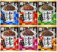 Assaisonnement de riz, Otona-no Furikake avec 6 saveurs pour Nagatanien 4packs