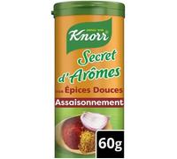 Assaisonnement en poudre - KNORR - Secret d’Arômes - Epices douces - Pot de 60 g