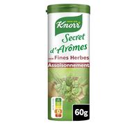 Assaisonnement en poudre secret d'arômes aux fines herbes KNORR - la boite de 60g Lot De 4 - Par Lot