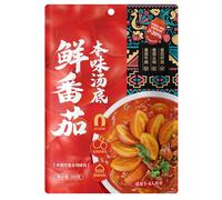 Assaisonnement pour Soupe Chinoise Authentique, Sauce Pour Bouillon de Fondue Chinoise à la Tomate du Sichuan, Base de Soupe Pour Fondue Chinoise et Cuisine