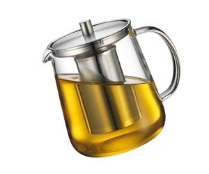 ASSAM Théière en verre borosilicate avec infuseur inox Kuchenprofi 1 l