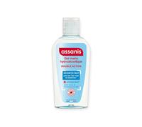 Assanis Gel Mains Hydroalcoolique Double Action Désinfectant Hydratant 80 ml